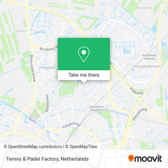 Tennis & Padel Factory map