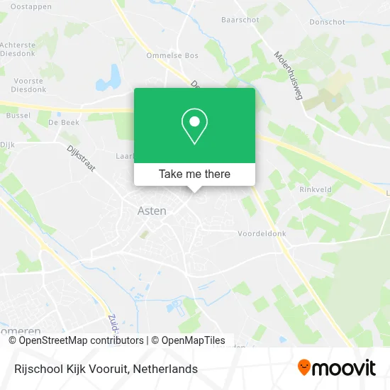 Rijschool Kijk Vooruit Karte