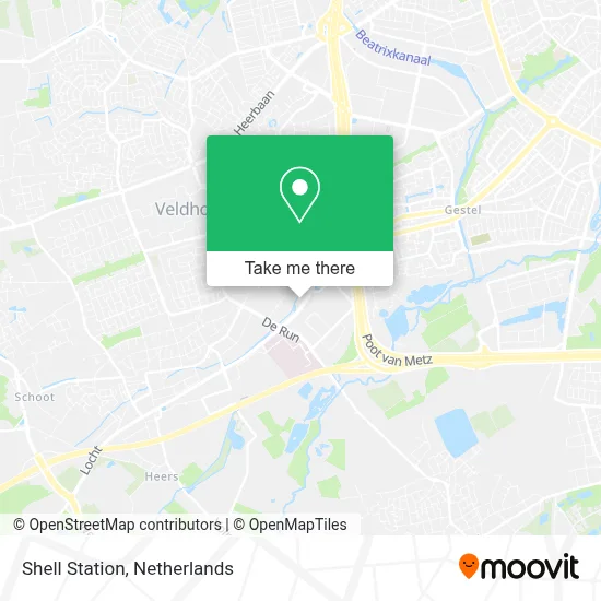 Shell Station map