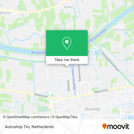 Autoshop Tvv map