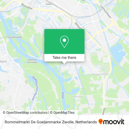 Rommelmarkt De Goeijenmarke Zwolle map