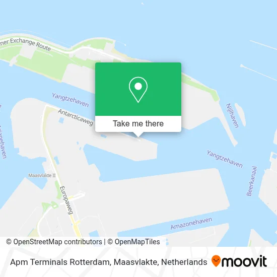 Apm Terminals Rotterdam, Maasvlakte map