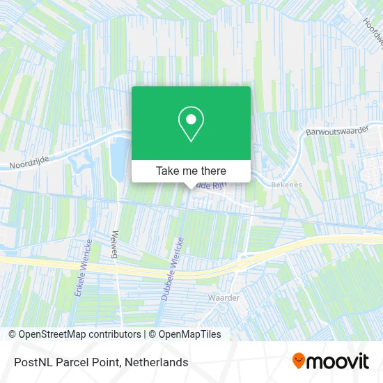 Postnl Pakketpunt map