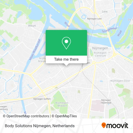 Body Solutions Nijmegen map