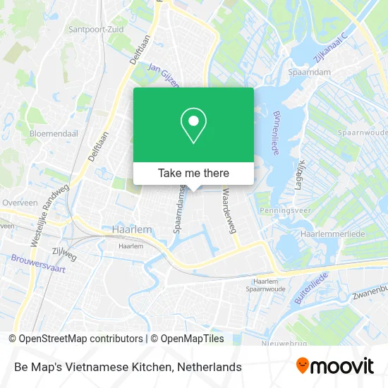 Be Map's Vietnamese Kitchen Karte