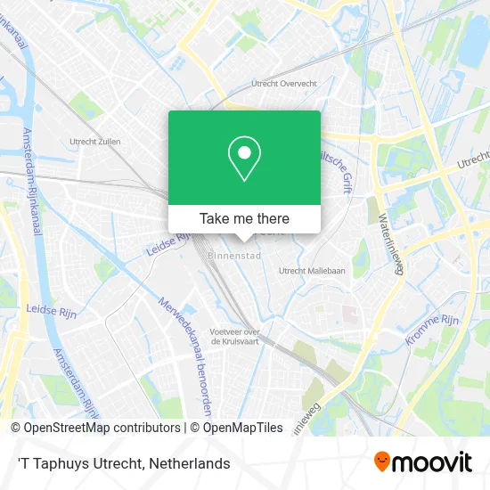 'T Taphuys Utrecht map