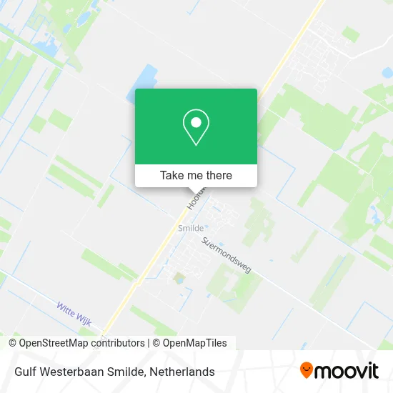Gulf Westerbaan Smilde map