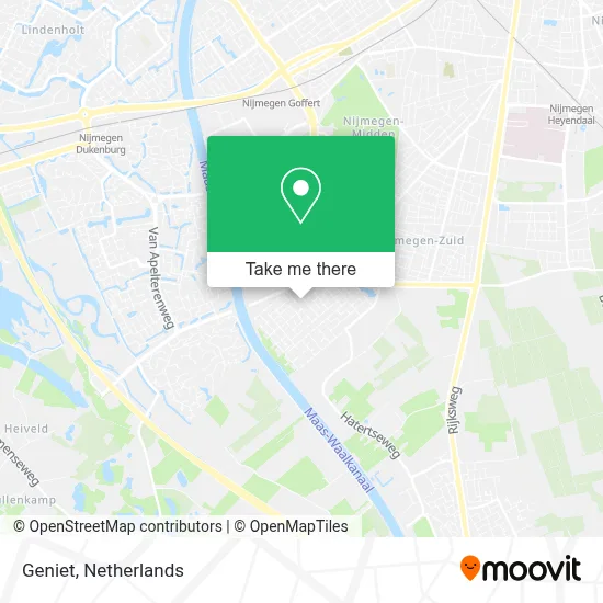 Geniet map