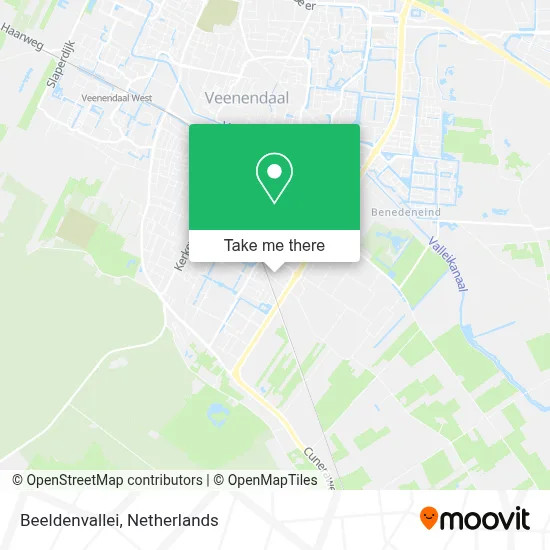 Beeldenvallei map