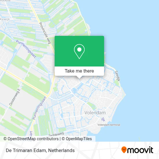 De Trimaran Edam map