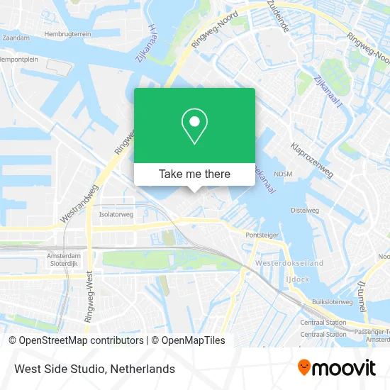 West Side Studio map
