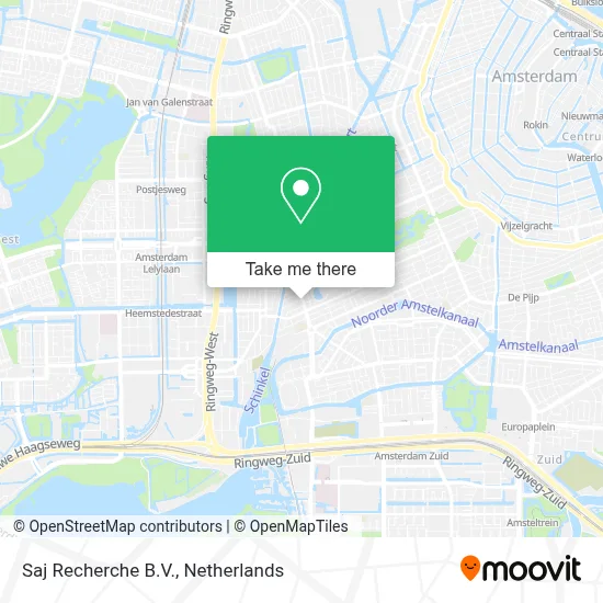 Saj Recherche B.V. map