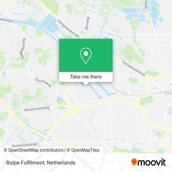 Bulpe Fulfilment map