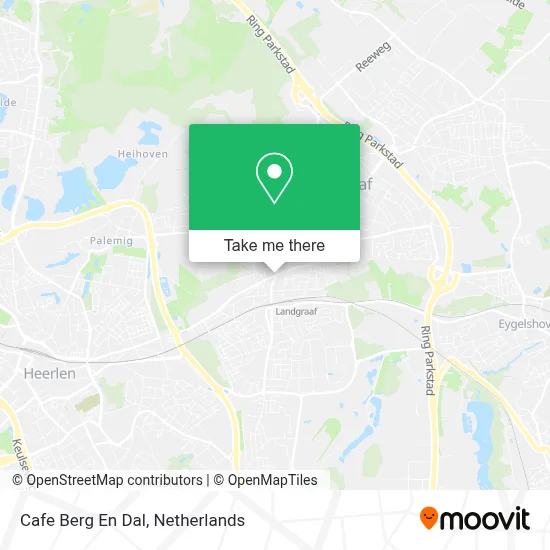 Cafe Berg En Dal map