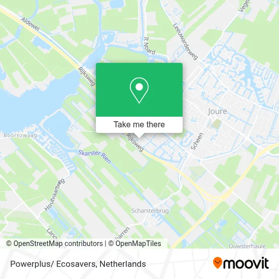 Powerplus/ Ecosavers map