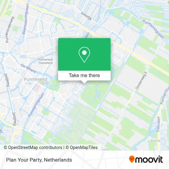 Plan Your Party map