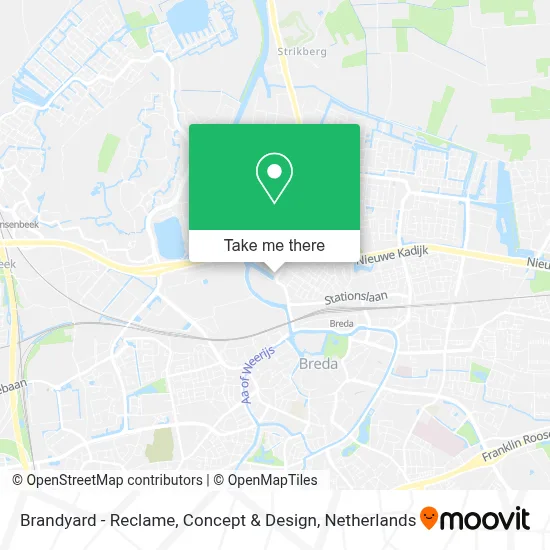 Brandyard -  Reclame, Concept & Design map