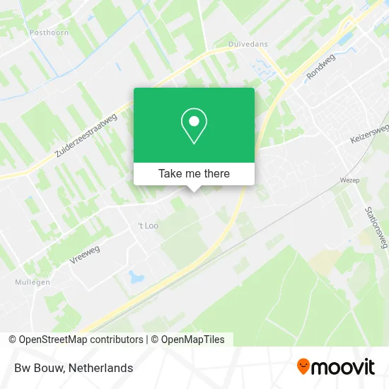 Bw Bouw Karte