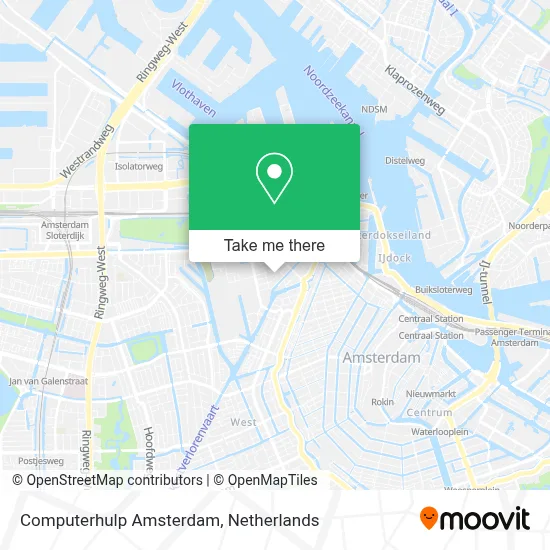 Computerhulp Amsterdam Karte
