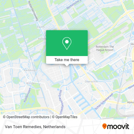 Van Toen Remedies map