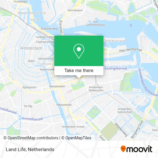 Land Life map
