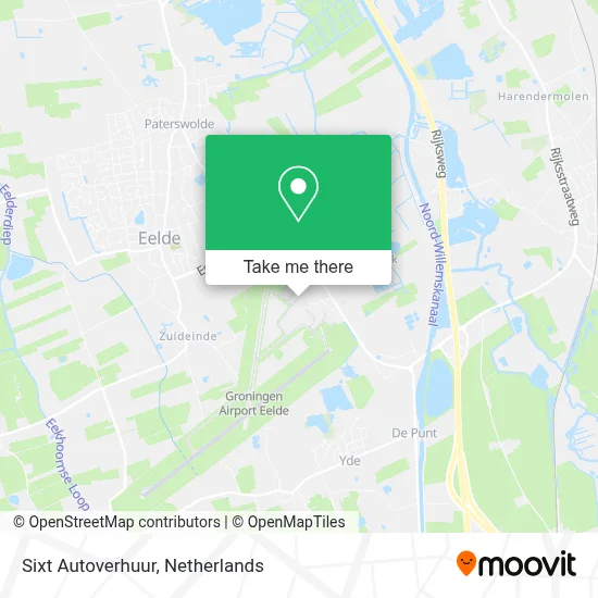 Sixt Autoverhuur map