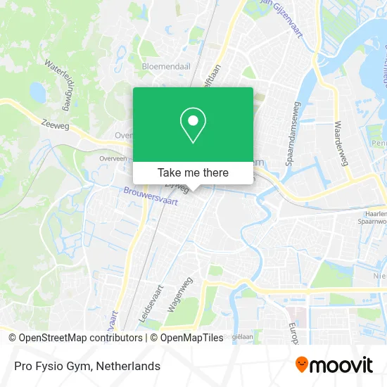 Pro Fysio Gym map