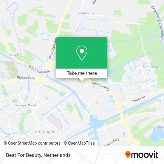 Best For Beauty map