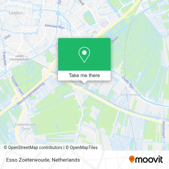 Esso Zoeterwoude map