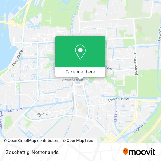 Zoschattig map
