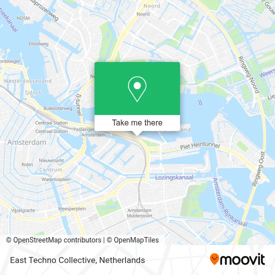 East Techno Collective map