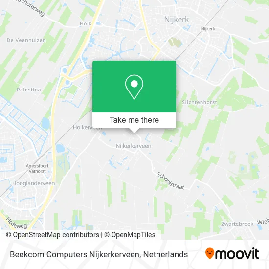 Beekcom Computers Nijkerkerveen map