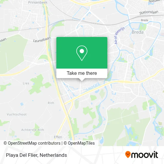 Playa Del Flier map
