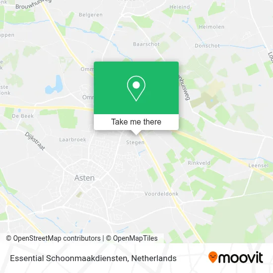 Essential Schoonmaakdiensten map