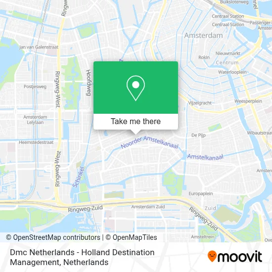 Dmc Netherlands - Holland Destination Management map