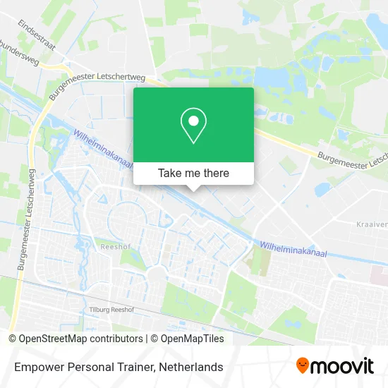 Empower Personal Trainer map