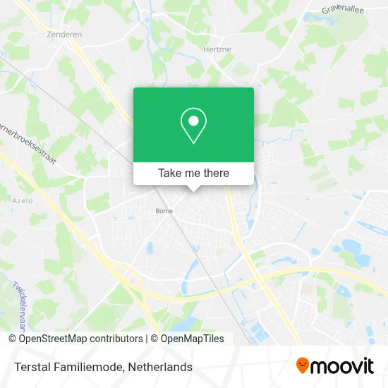 Terstal Familiemode map