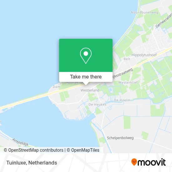 Tuinluxe map