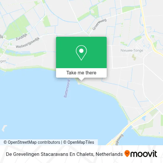 De Grevelingen Stacaravans En Chalets map