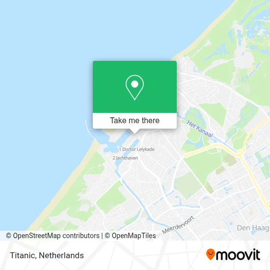 Titanic map