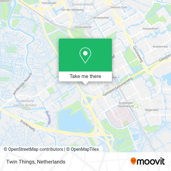 Twin Things map