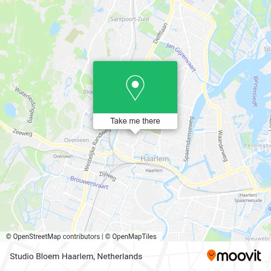 Studio Bloem Haarlem map