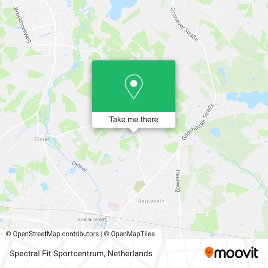 Spectral Fit Sportcentrum map