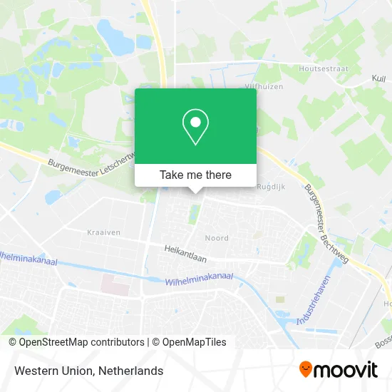 Western Union map
