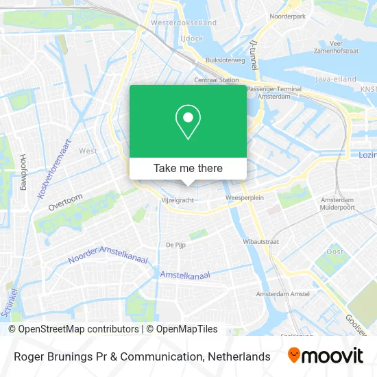 Roger Brunings Pr & Communication map