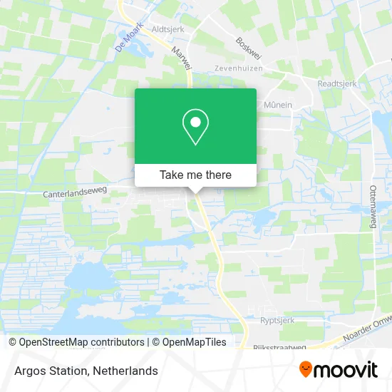 Argos Station map