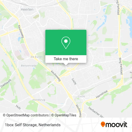 1box Self Storage Karte