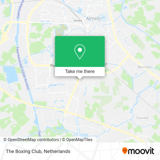 The Boxing Club map
