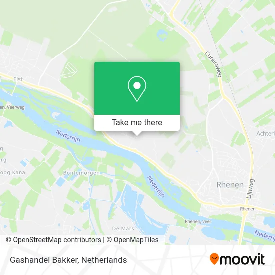 Gashandel Bakker map