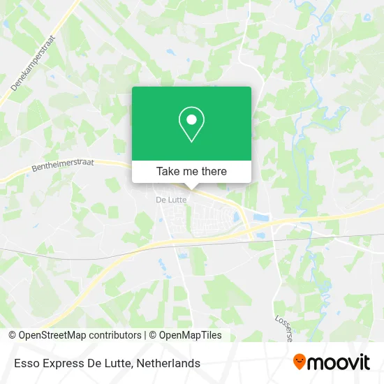 Esso Express De Lutte map